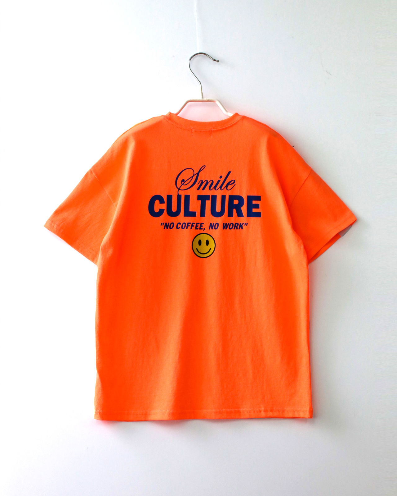 반팔 티셔츠 오렌지 색상 이미지-S103L3