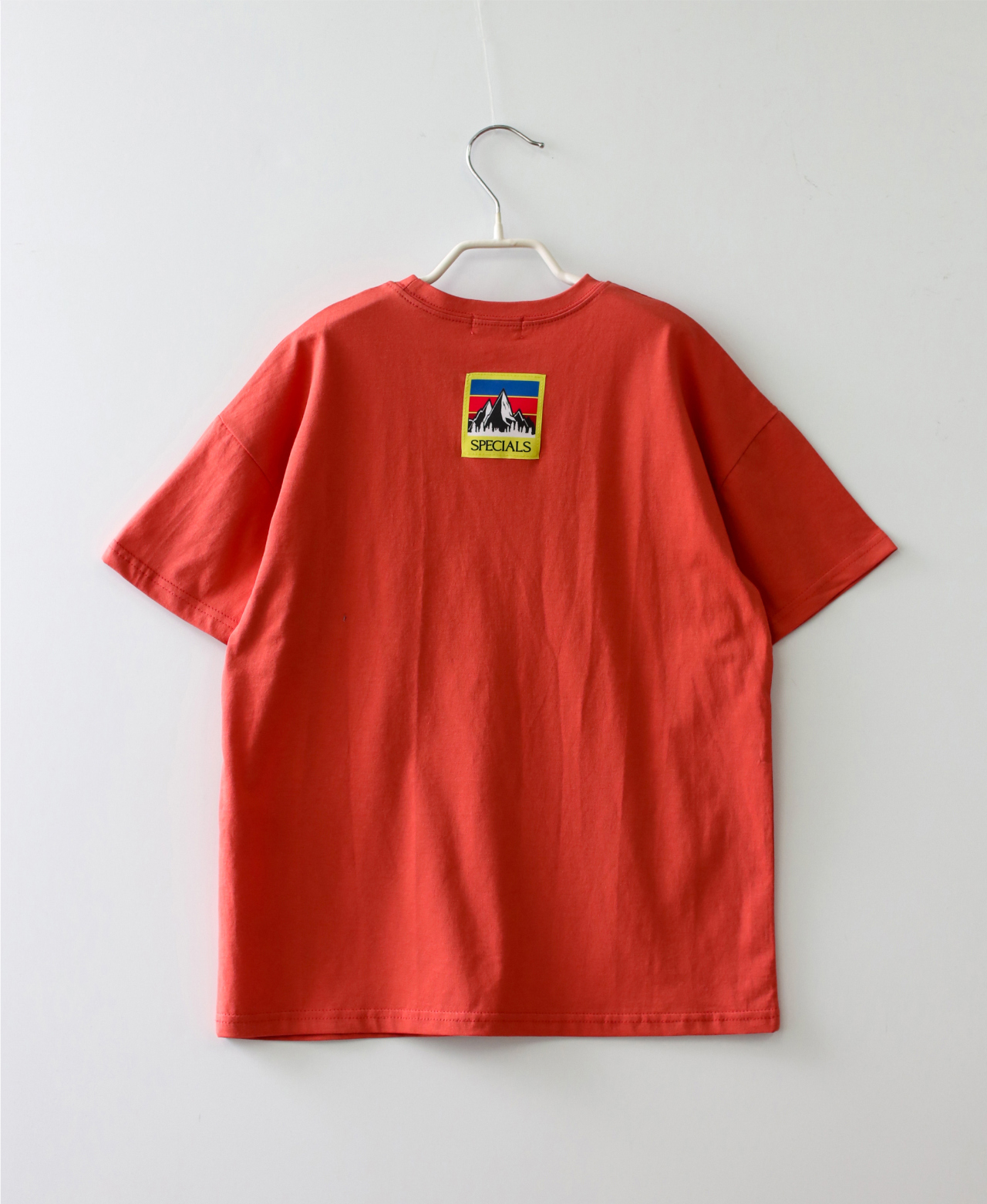 반팔 티셔츠 레드 색상 이미지-S102L3